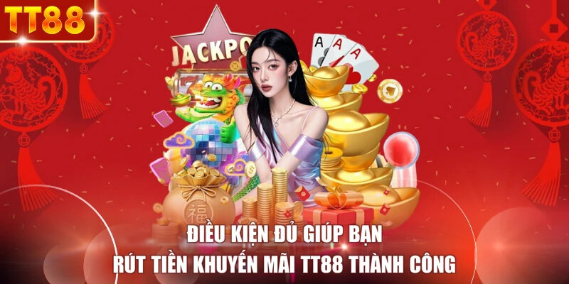 Điều kiện đủ giúp bạn rút tiền khuyến mãi TT88 thành công